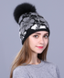 Jacquard wool Winter cap