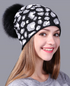 Leopard Print Knitted Winter Hat